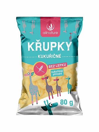 Allnature Kukuričné ​​Chrumky 80g