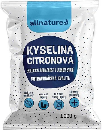 ALLNATURE Kyselina citrónová 1000 g