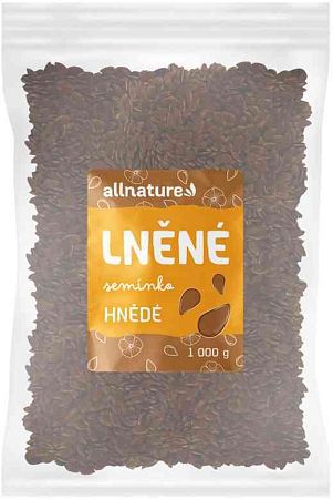 Allnature Lněné semínko hnědé 1000 g