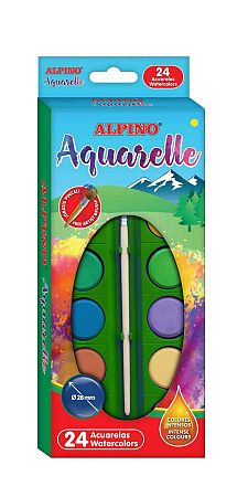 ALPINO Balenie 24 farieb Aquarelle Alpino