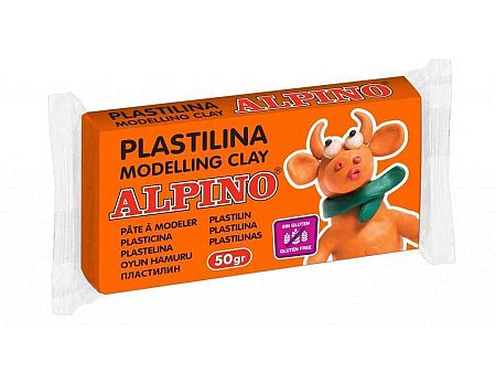 Alpino Modelovacia hmota 1ks 50g oranžová