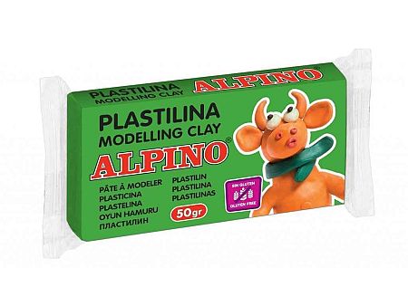 Alpino Modelovacia hmota 1ks 50g zelená