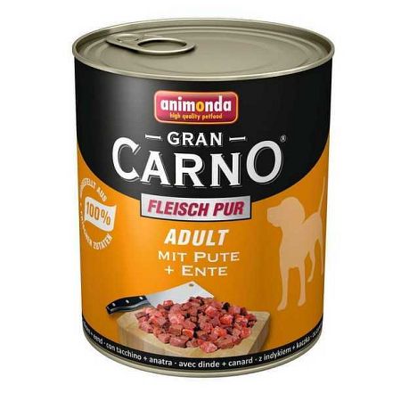 Animonda Gran Carno Adult hovězí kachní srdce 400 g