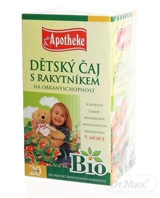 Apotheke BIO Dětský bylinný s rakytníkem 20 x 1,5 g