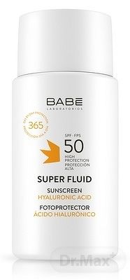 Babé Super Fluid SPF50 číry fluid s ochranným faktorom pre všetky typy pleti 50 ml