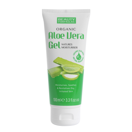 Beauty Formulas Aloe Vera hydratačný gel na telo a tvár 100 ml