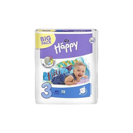 Bella Happy 3 Midi 5-9 kg 72 ks