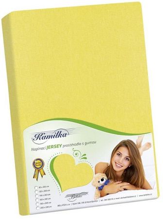 Bellatex plachta Jersey žltá 100x200