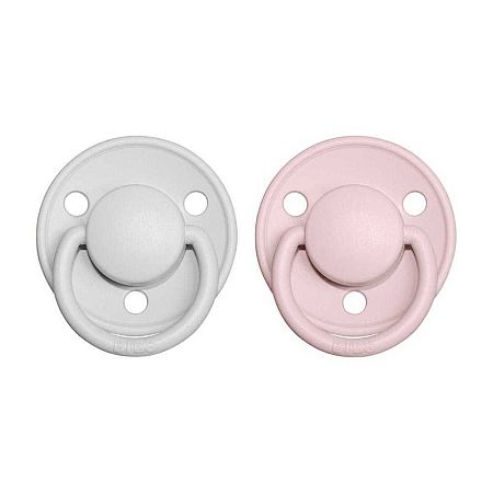 Bibs De Lux silikon 2 ks Haze / blossom