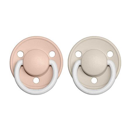 Bibs De Lux silikón nočné 2ks Blush Vanilla