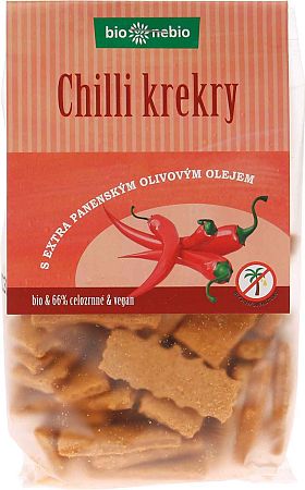 Bionebio Chilli Krekry Olivovym Olejom 130g