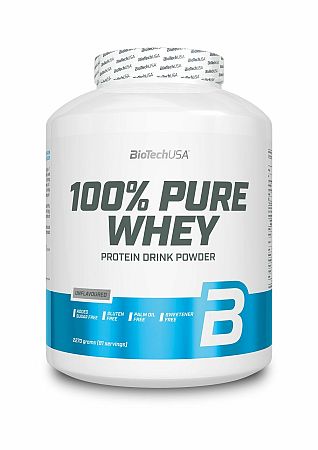 BioTechUSA 100% PURE WHEY bez príchute 2270 g