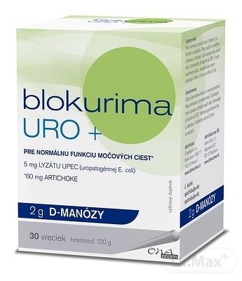 Blokurima URO+ 2 g D-manózy 30 vrecek