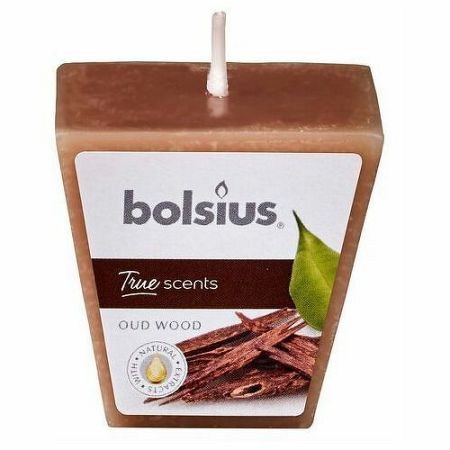 Bolsius Aromatic 2.0 Votiv 48mm Oud wood, vonná svíčka