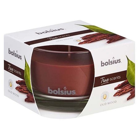 Bolsius True Scents Oud Wood 90 x 63 mm