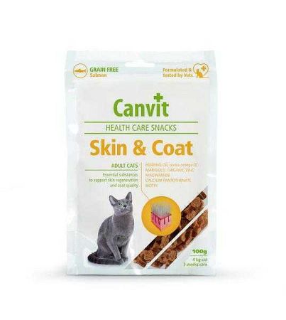 Canvit Cat Health Care Snack Skin & Coat 100 g