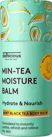 delhicious MIN-TEA MOISTURE BALM intenzívny regeneračný telový balzam pre suchú a citlivú pokožku 70 g