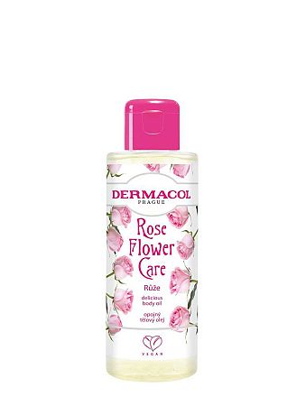 Dermacol Flower Care Rose luxusný telový výživný olej 100 ml