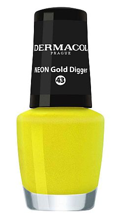 Dermacol Lak na nechty Neon Gold Digger č.43