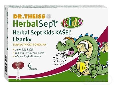 Dr.Theiss HerbalSept Kids kašel 6 ks