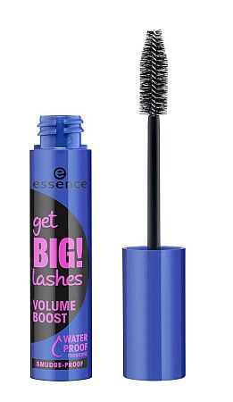 Essence Get Big Lashes Volume Boost Waterproof riasenka Black 12 ml