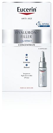 Eucerin Hyaluron Filler sérum pro redukci vrásek a zpevnění pleti 6 x 5 ml