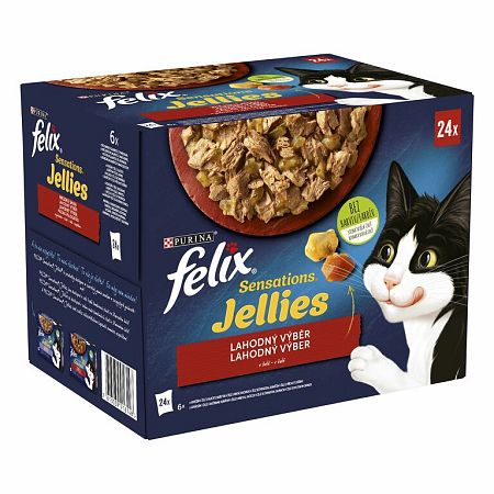 Felix sensations jellies v želé 24 x 85 g