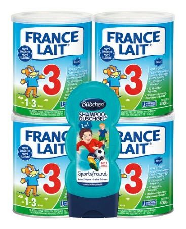 FRANCE LAIT 3 4X400G + BUBCHEN MALY FUTBALISTA