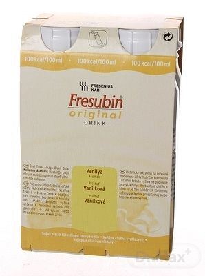 Fresubin original drink EasyBottle príchuť vanilková 4 x 200 ml