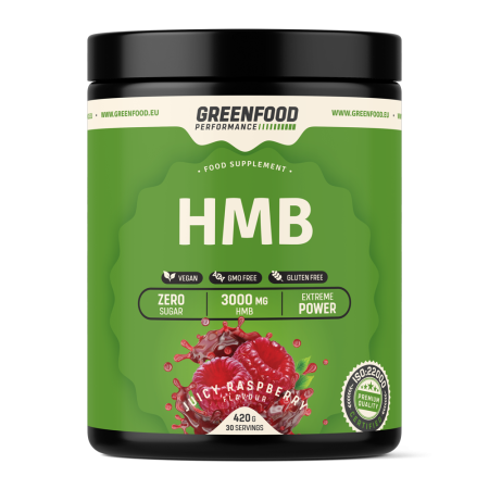 GreenFood Performance HMB Juicy raspberry 420g