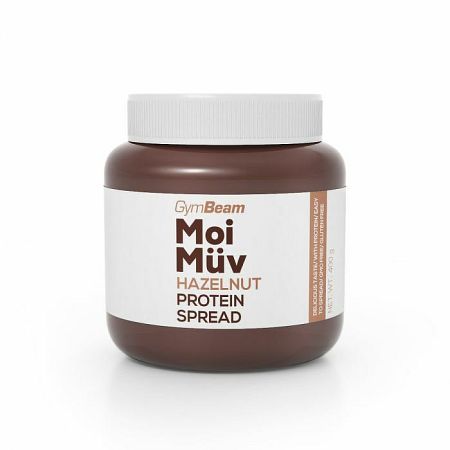 GymBeam Proteínová nátierka MoiMüv lieskový orech 400 g