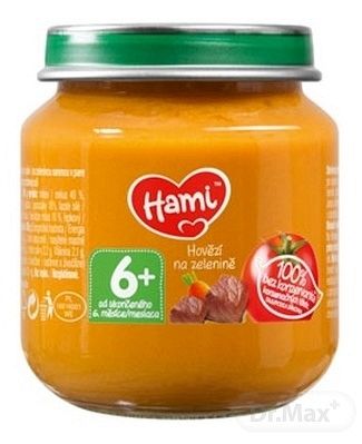 Hami hovězí na zelenině 125 g