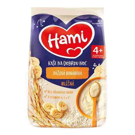 Hami Ml.kaše na dobrou noc rýžová banán 210 g