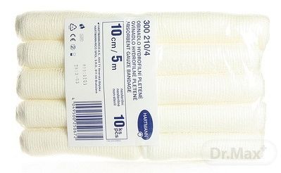 Hartmann Obin. hydrofil. plet. nesteril. 10 cm x 5 m bal.10