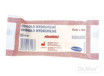 Hartmann Obinadlo hydrofilní elastické sterilní 8 cm x 4 m