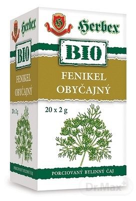 HERBEX BIO FENIKEL OBYČAJNÝ bylinný čaj 20 x 2 g