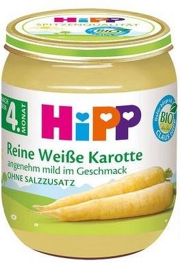 HiPP BIO Biela bezlepková mrkva 125 g