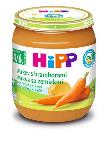 HiPP BIO Karotka so zemiakmi 125 g