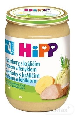 HiPP Zemiaky s králičím mäsom a feniklom 190 g