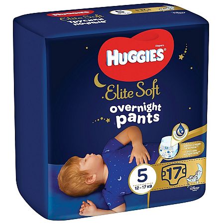 HUGGIES Elite Soft Pants OVN 5 17 ks