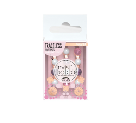 Invisibobble WAVER British Royal To Bead or not to Bead - Sponka do vlasů 3 ks