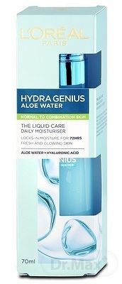 L’Oréal Hydra Genius Aloe Water pleťový gél krém pre normálnu až zmiešanú pleť 70 ml