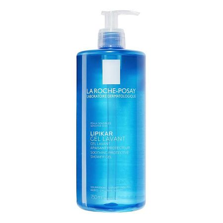 LA ROCHE-POSAY Lipikar Upokojujúci a ochranný sprchovací gél 750 ml