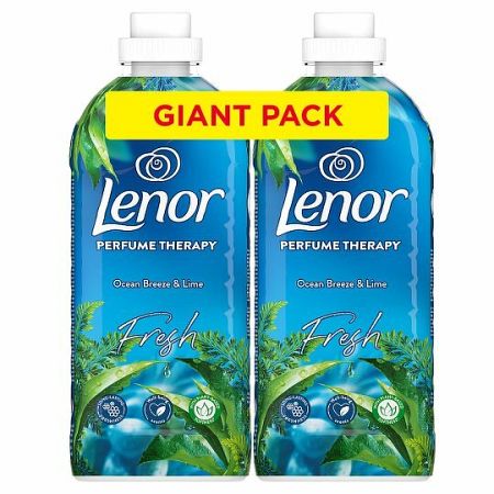 Lenor Aviváž 2x1200ml, 96 praní Ocean breeze & Lime