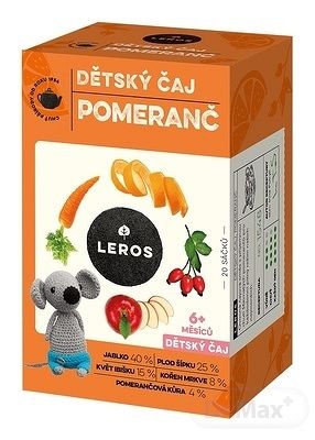 LEROS Detský čaj - pomaranč