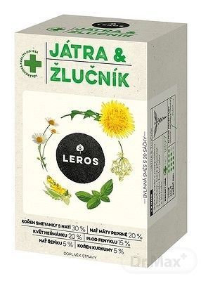 Leros Natur pečeň žlčník 20 x 1,5 g