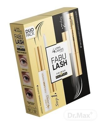 Long 4 Lashes Fabulash riasenka 10 ml + podkladová báza pod riasenku 9 ml darčeková sada