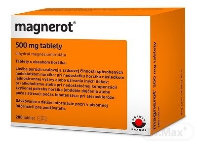 Magnerot tbl.200 x 500 mg