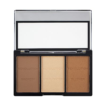 Makeup Revolution Ultra Sculpt & Contour Kit paletka na tvář Ultra Light/Medium C04 11 g