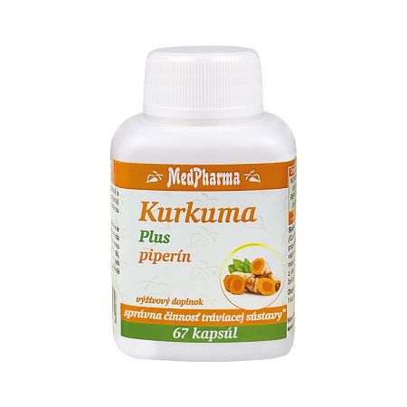 MedPharma Kurkuma Plus piperin 67 kapsúl